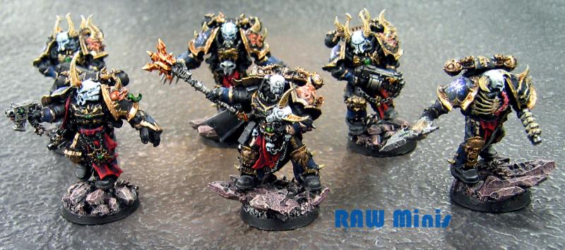 Chaos Chaos Chosen Chaos Space Marines Painting Warhammer